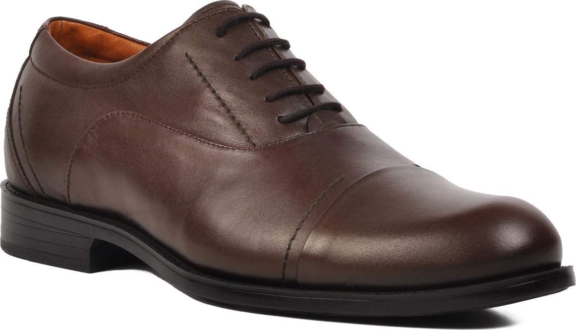 Ayakmod Premium 03259 Kahve Deri Erkek Klasik Ayakkabı görsel 3