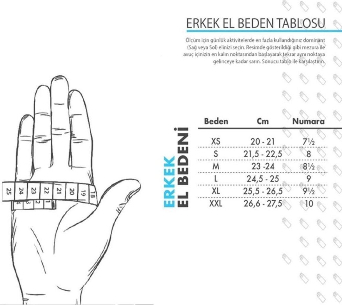 Mediterian Siyah Taktik Eldiven, Dayanıklı ve Konforlu Koruma, Polyester, Dokuma Malzeme görsel 2