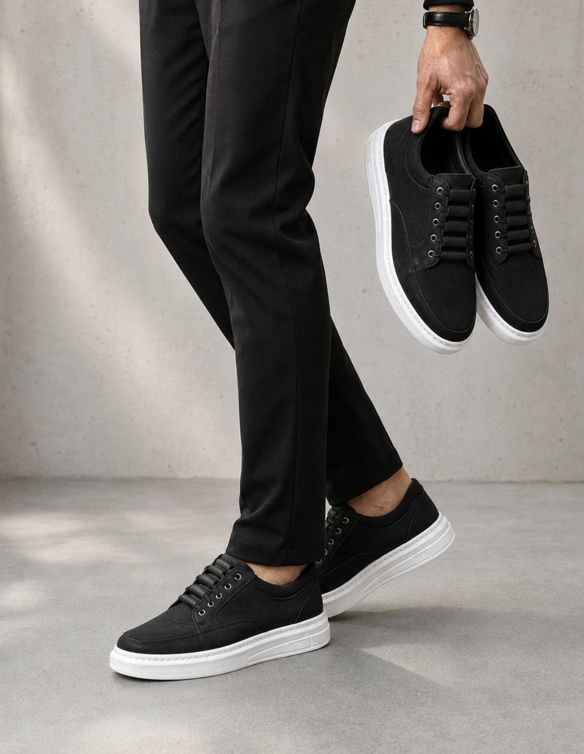 Erkek Sneaker Akıllı Bağcıklı Günlük Rahat Ayakkabı