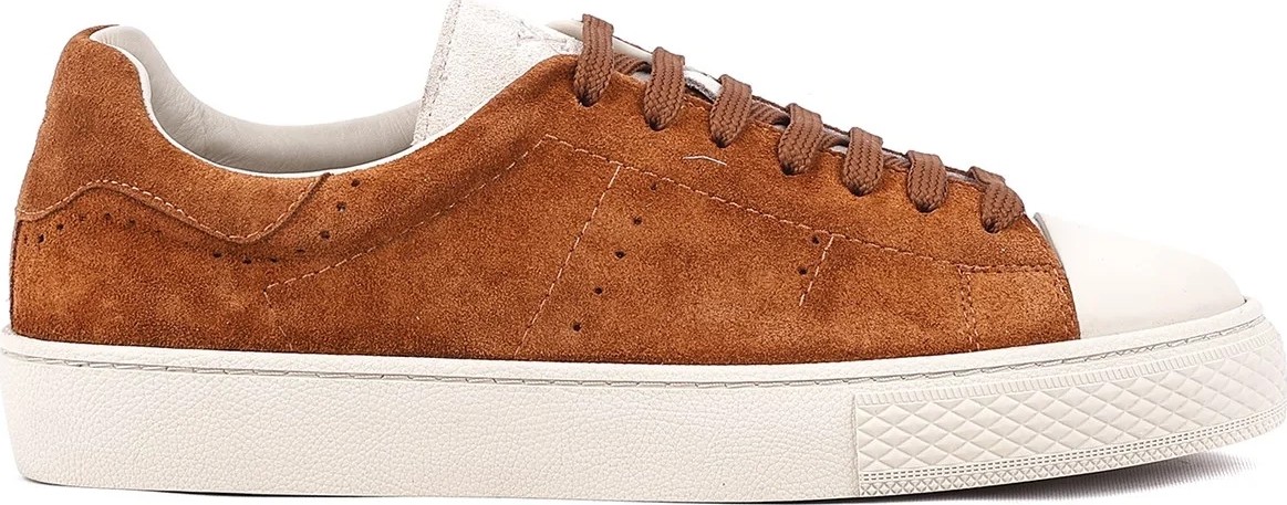 Shoetyle - Hakiki Deri Bej Rengi Erkek Sneaker - 666-03-80