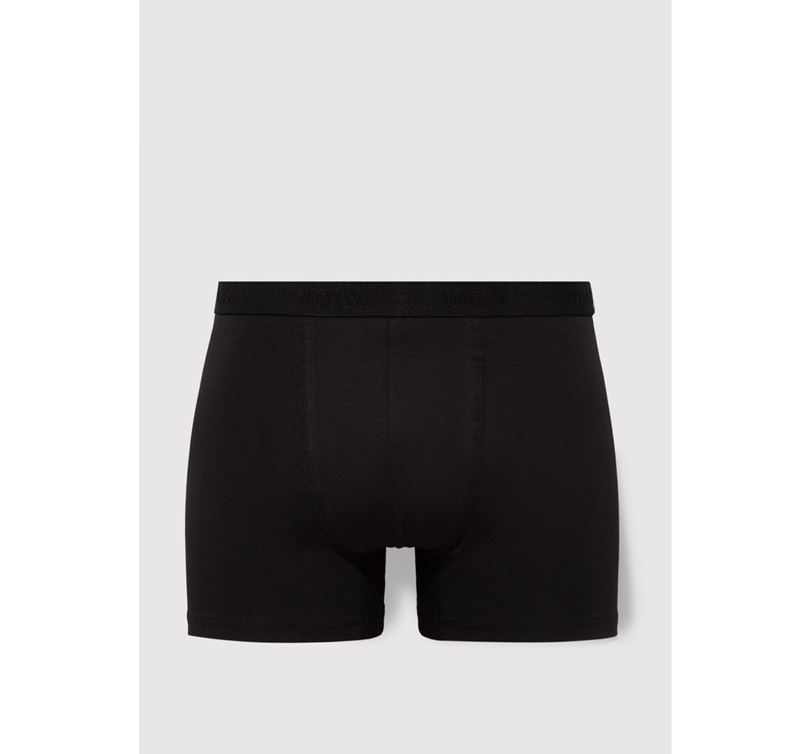 Mavi 3lü Siyah Basic Boxer 0911413-900 görsel 2