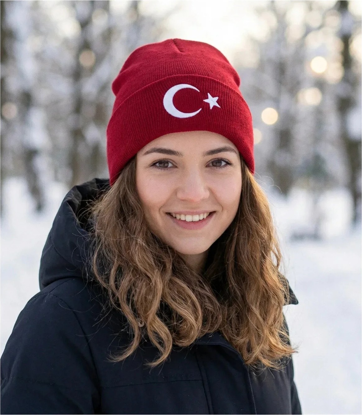 PIECE SIGNATURE Bayrak Nakışlı Bere görsel 2