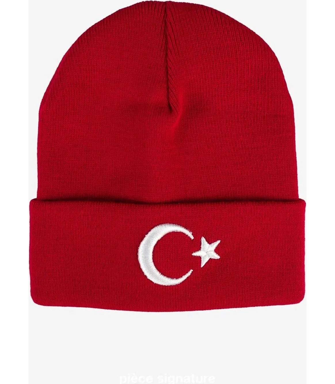 PIECE SIGNATURE Bayrak Nakışlı Bere görsel 5