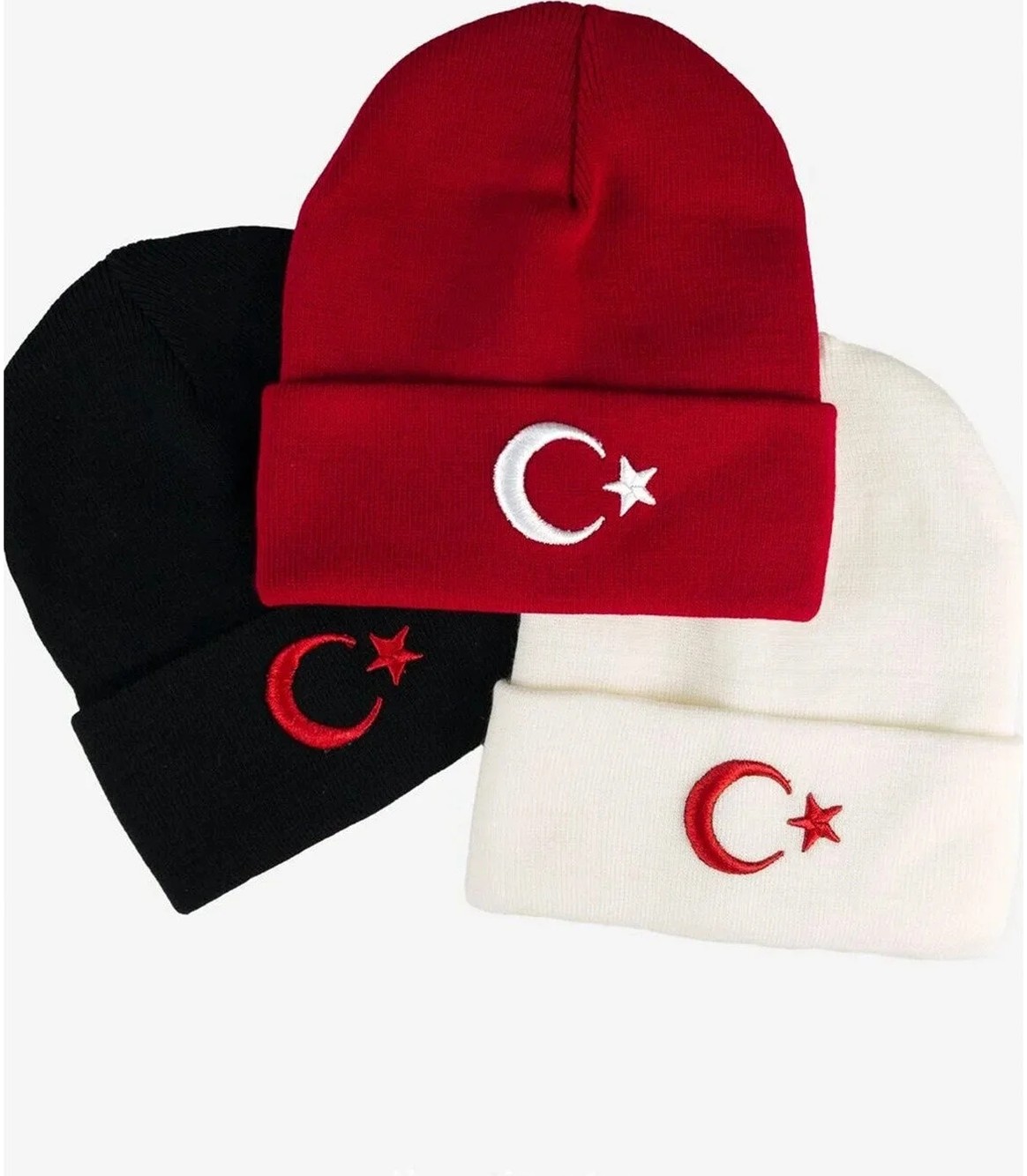 PIECE SIGNATURE Bayrak Nakışlı Bere görsel 6