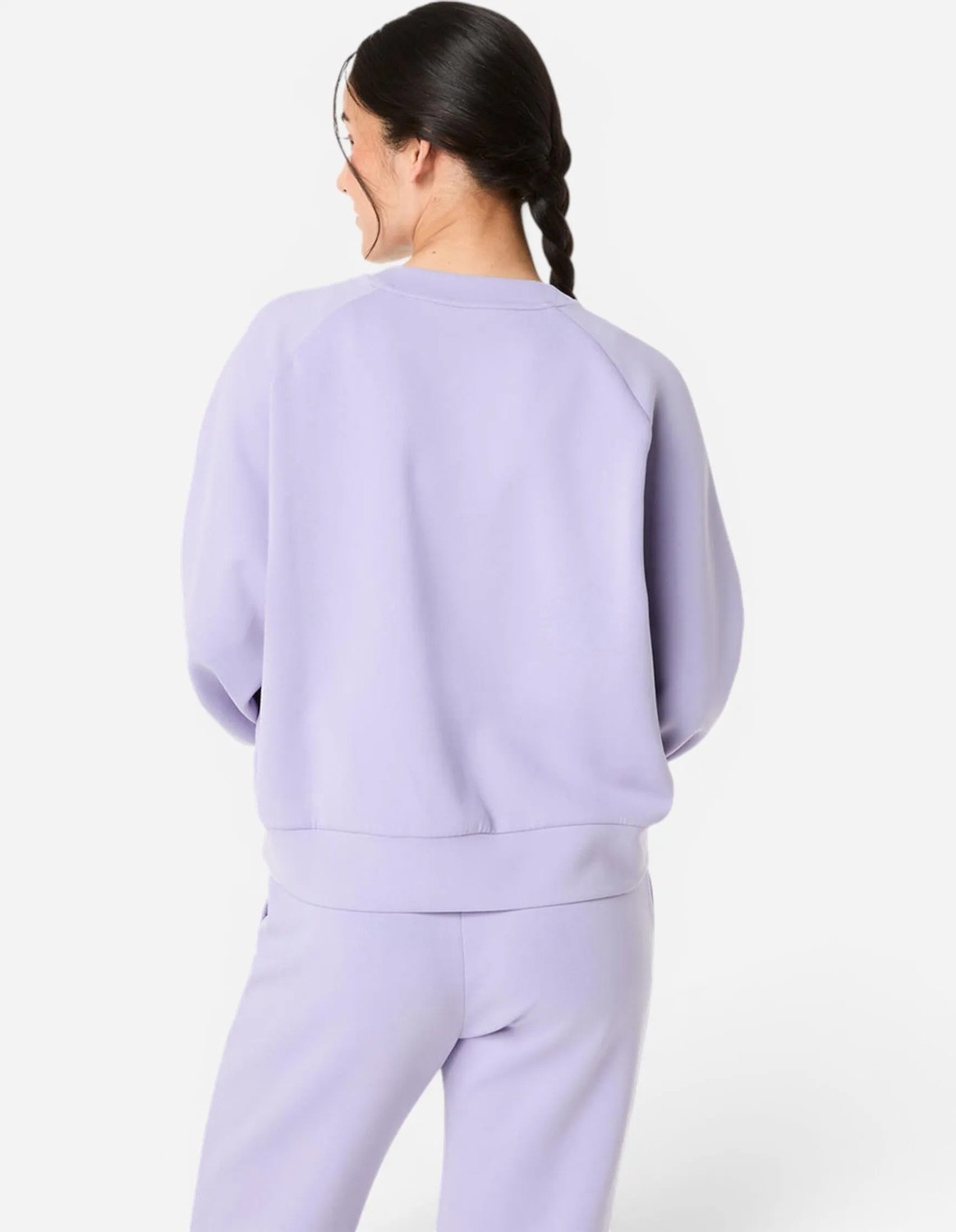 Asics Nagino Refined Texture Sweat Top Kadın Mor Sweatshirt 2032D370-500 görsel 2
