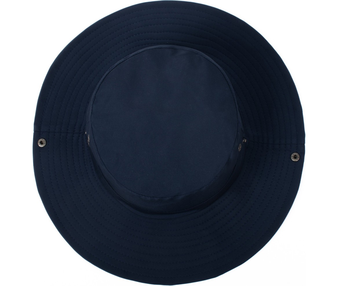 Verahed Yazlık Katlanabilir Geniş Siperlikli Siyah Safari Kovboy Şapkası Unisex Fötr Bucket Balıkçı Şapka görsel 5