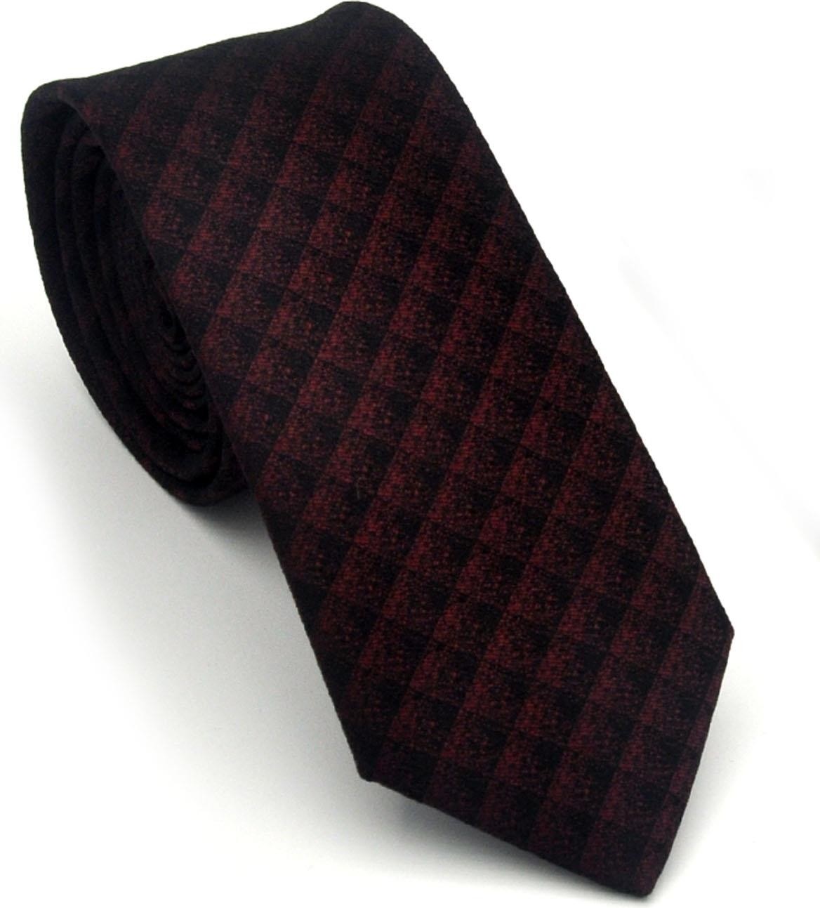 Gaffy Siyah Küp Desenli Yeşil Dokuma Kumaş Mendilli Slim Fit Kravat // SDK-2605-8