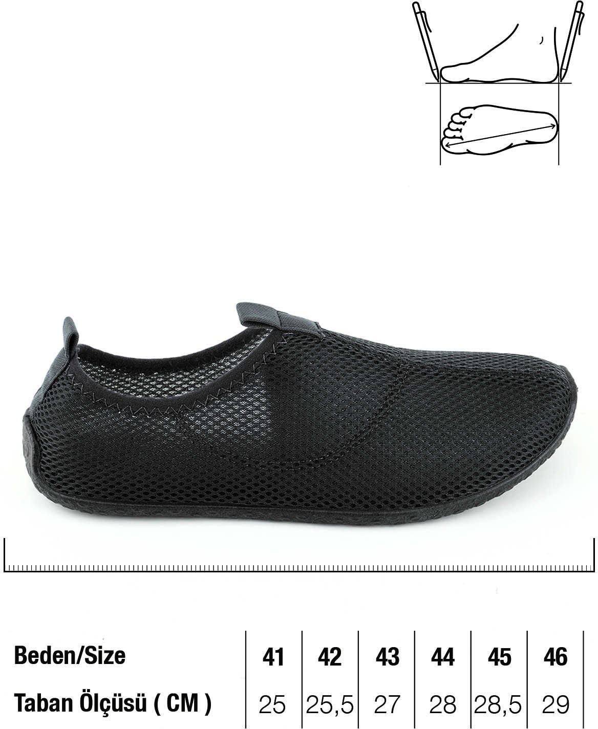 Gezer Yazlık Unisex Pvc Taban Plaj Deniz Havuz Ayakkabı görsel 3