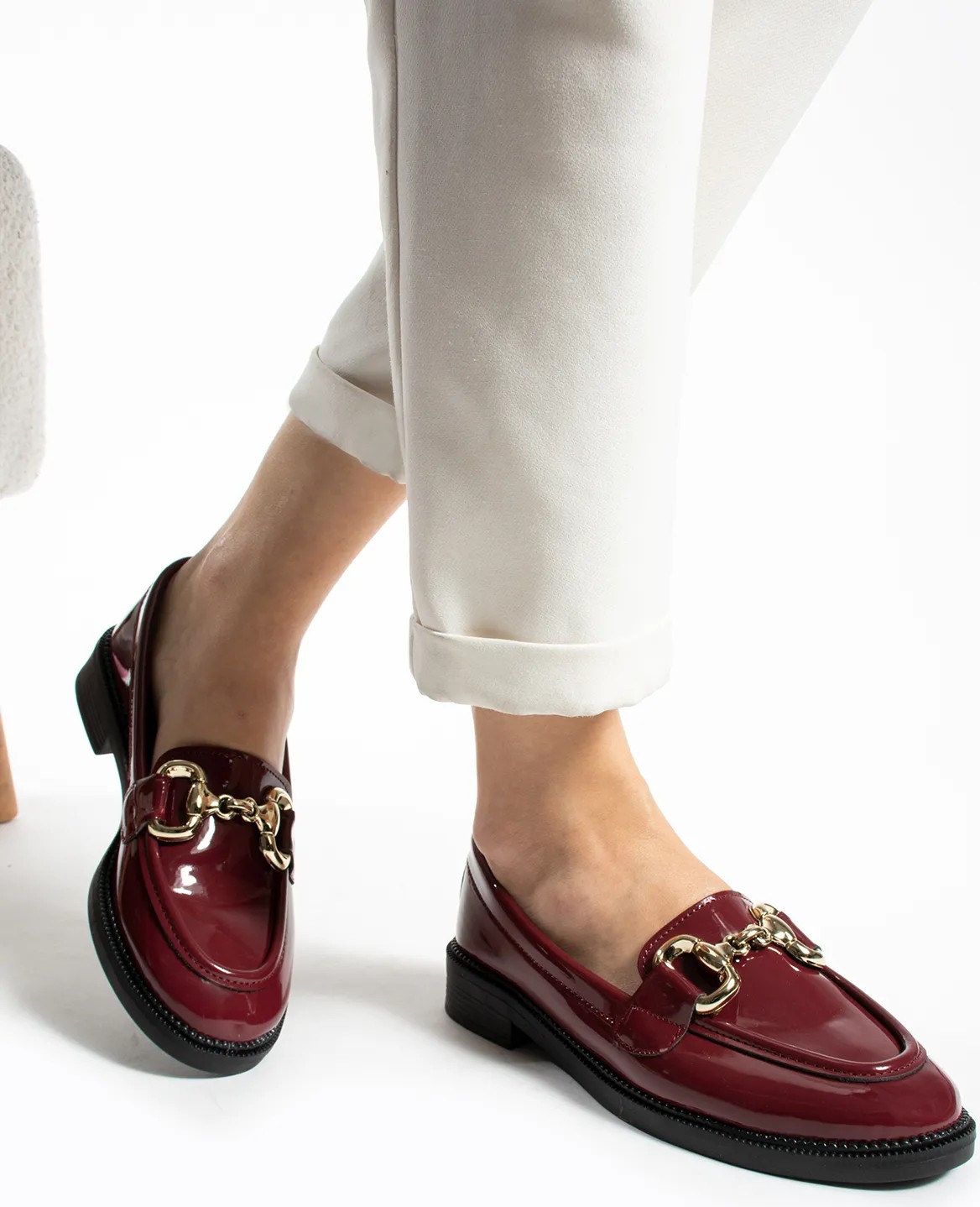 Duxal Shoes Kadın Loafer Makosen Casual Toka Detay Günlük Ayakkabı görsel 3