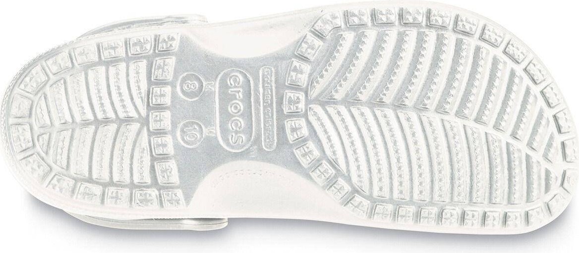 Crocs Classic 10001-100 Erkekler İçin Beyaz Terlik Tekstil Malzemeden Üretilmiş Konforlu ve Hafif görsel 7