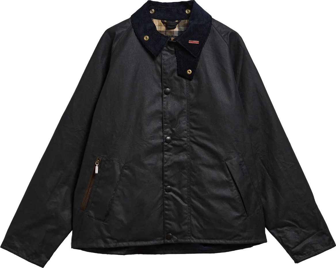 Barbour Icons Transport Yağlı Ceket NY92 Navy görsel 2