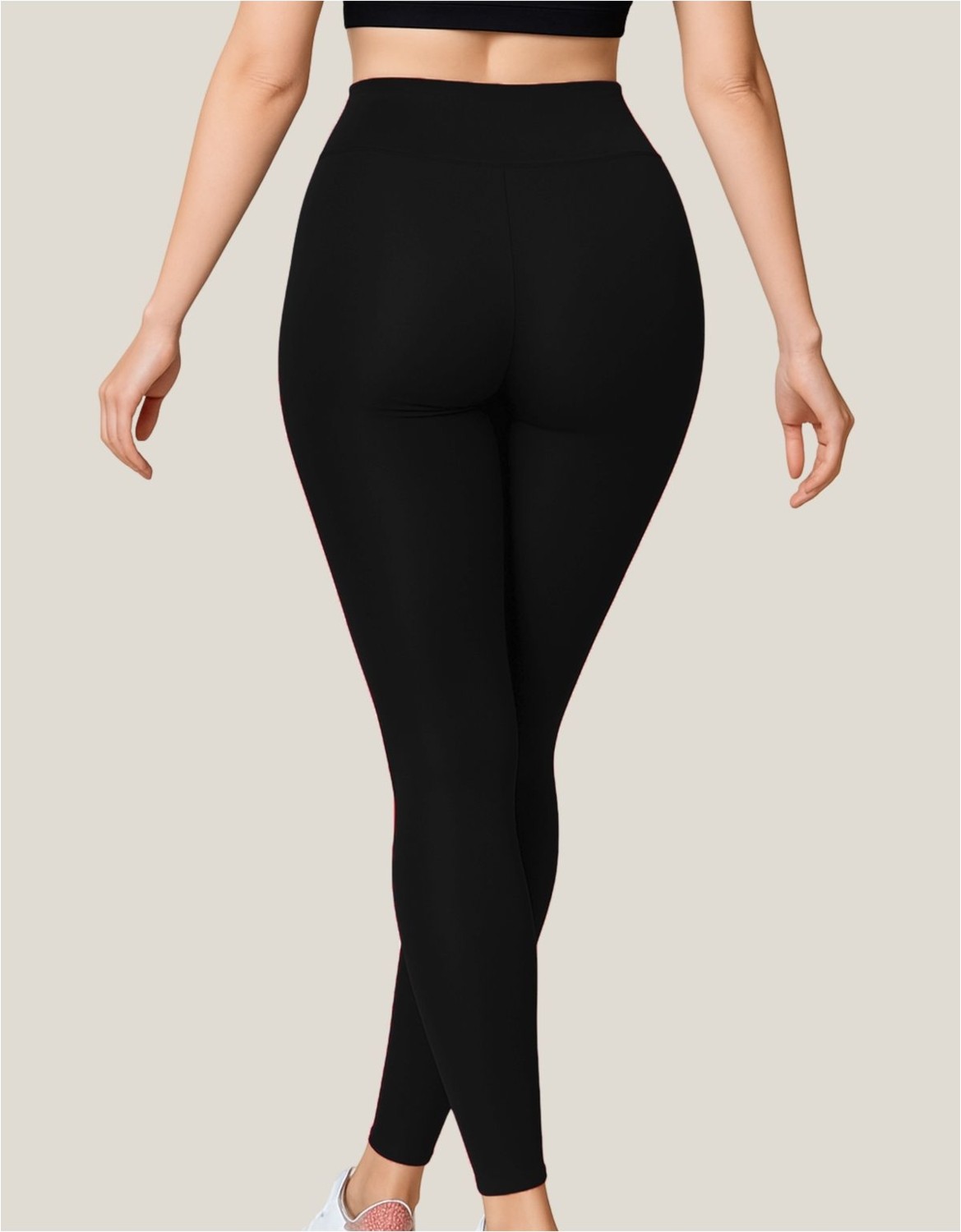 Alya Underwear Toparlayıcı Yüksek Bel Kadın Günlük Spor Parlak Tayt ( Antrasit, M ) görsel 8