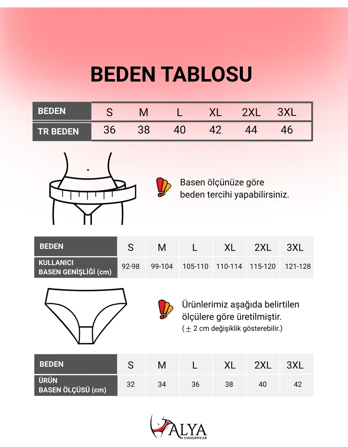Alya Underwear Pamuklu Kadın Külot Slip Empirme Baskılı Yüksek Bel Iç Çamaşırı - 5'li Paket, S görsel 8