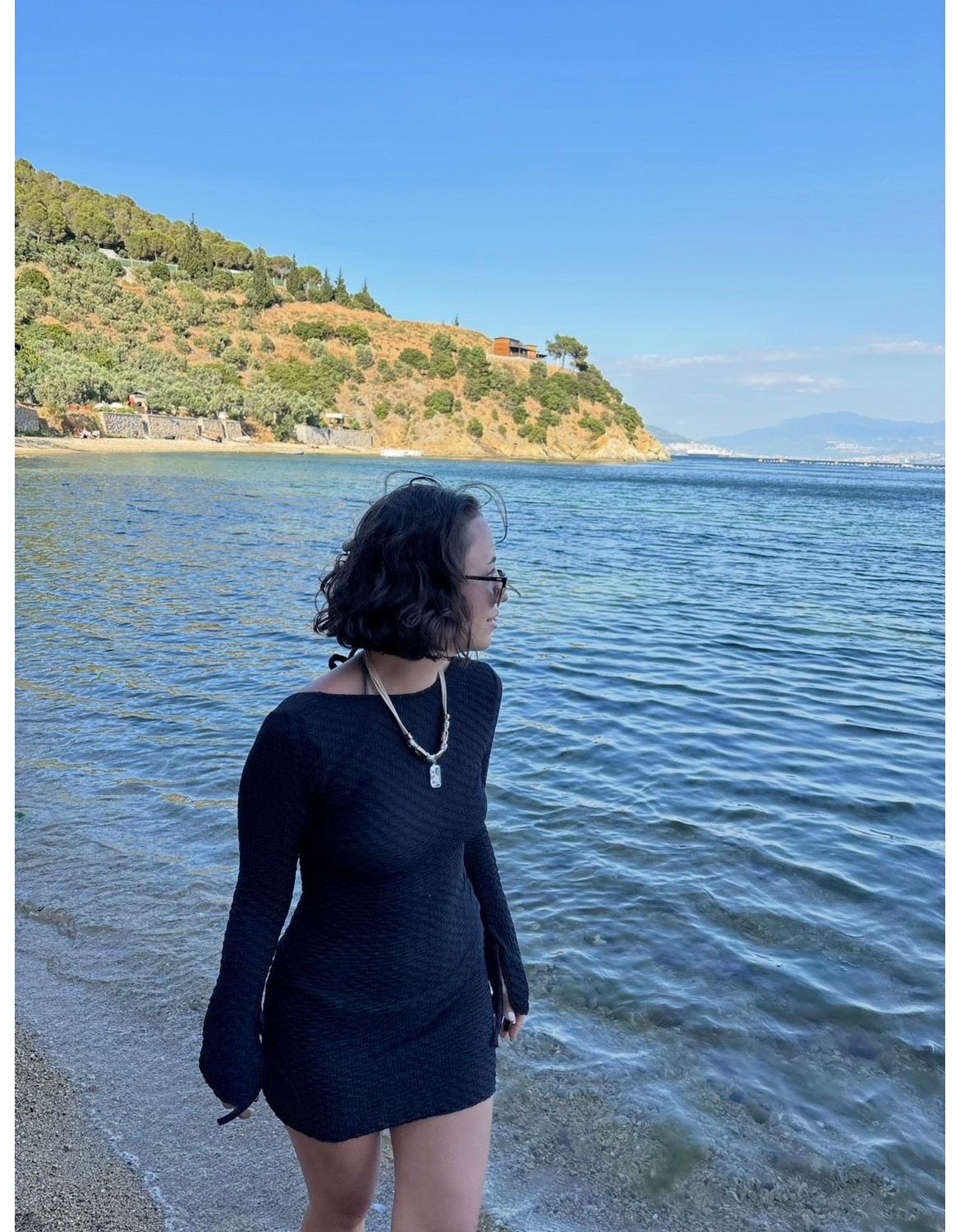 Elias Studios Kadın Batik Desenli Beachwear Kimono Bluz Bağlamalı Pareo Etek Takım 36-38-40 görsel 3