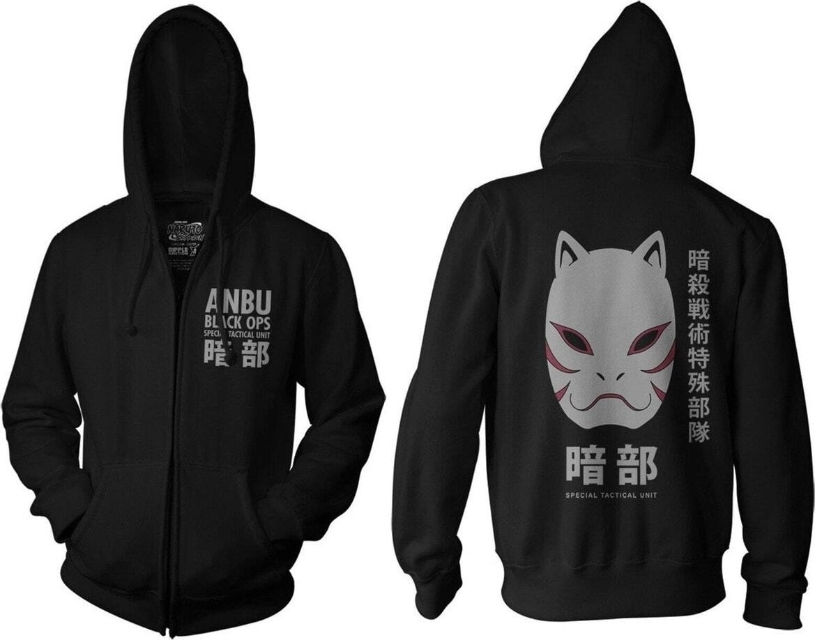 Tarzsokak Naruto Anbu Black Ops Hoodie Fermuarlı 14003