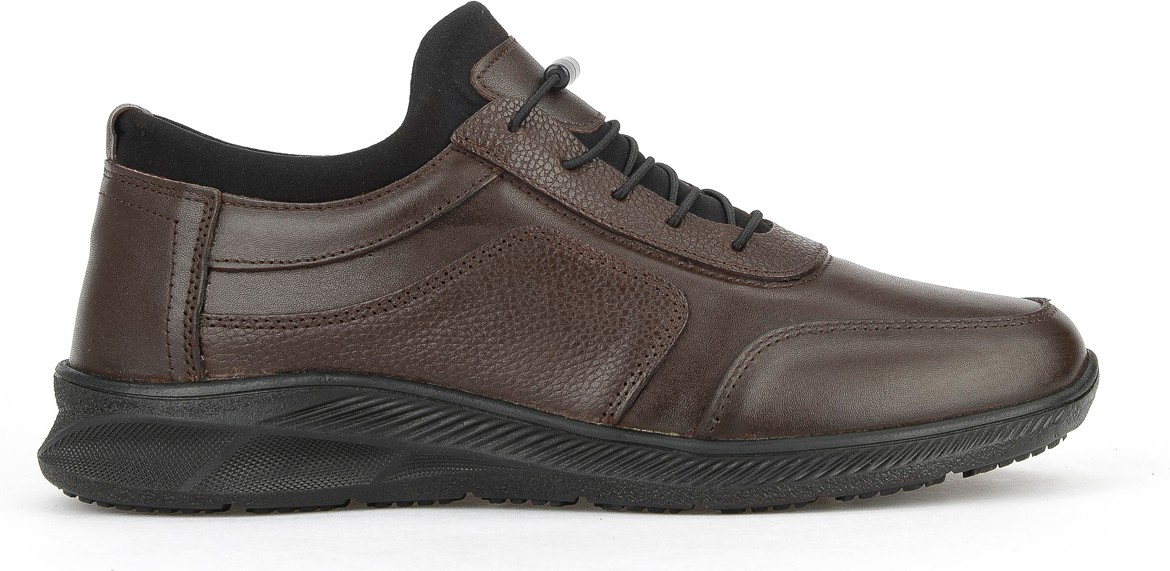 Ziya Erkek Deri Sneaker 143423Z69 Siyah