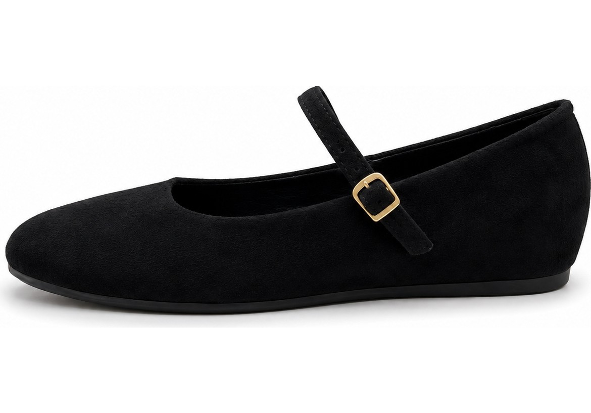 Patron Shoes Kadın Gizli Ökçeli Babet, Tokalı Günlük Şık ve Rahat Ayakkabı görsel 2
