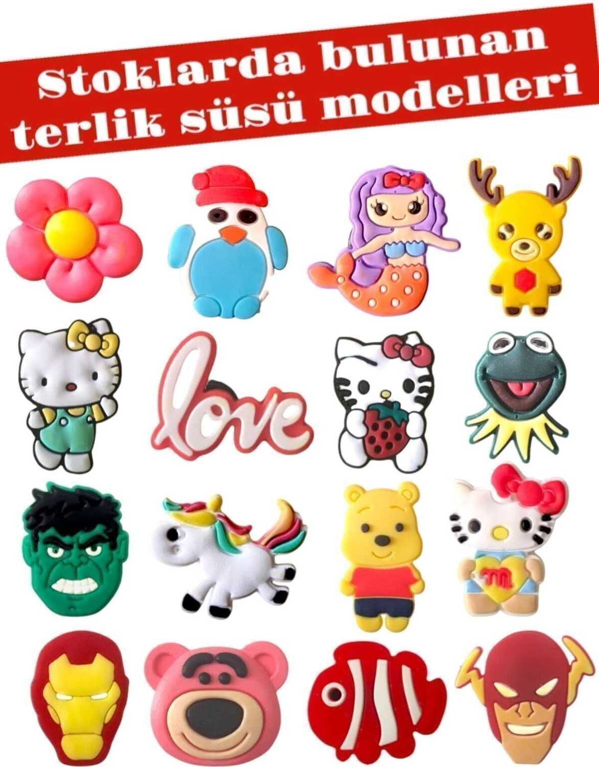 All Wear Crocs Terlik Süsü 20'li Paket görsel 3