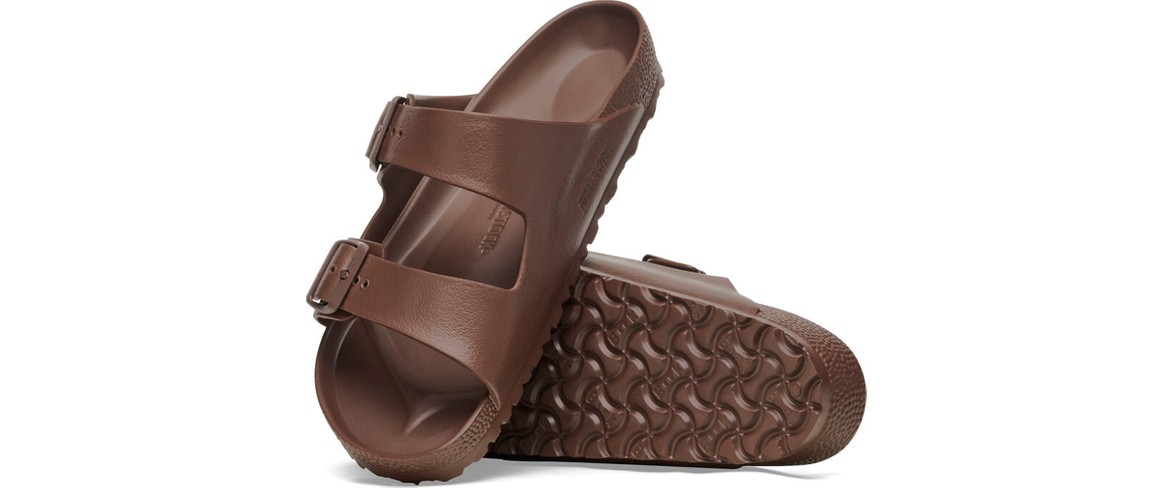 Birkenstock Arızona Eva Çift Bantlı Erkek Kahverengi Terlik 1027328 görsel 2