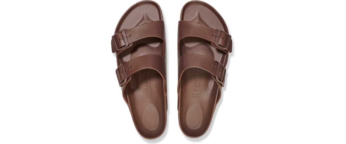 Birkenstock Arızona Eva Çift Bantlı Erkek Kahverengi Terlik 1027328 görsel 3