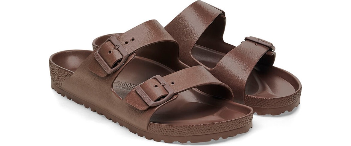 Birkenstock Arızona Eva Çift Bantlı Erkek Kahverengi Terlik 1027328 görsel 4
