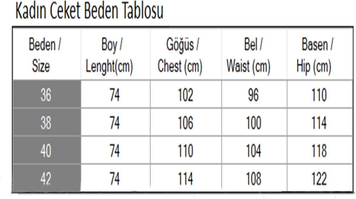 Moda Mihram Kadın Ceket Turuncu 6146 görsel 5