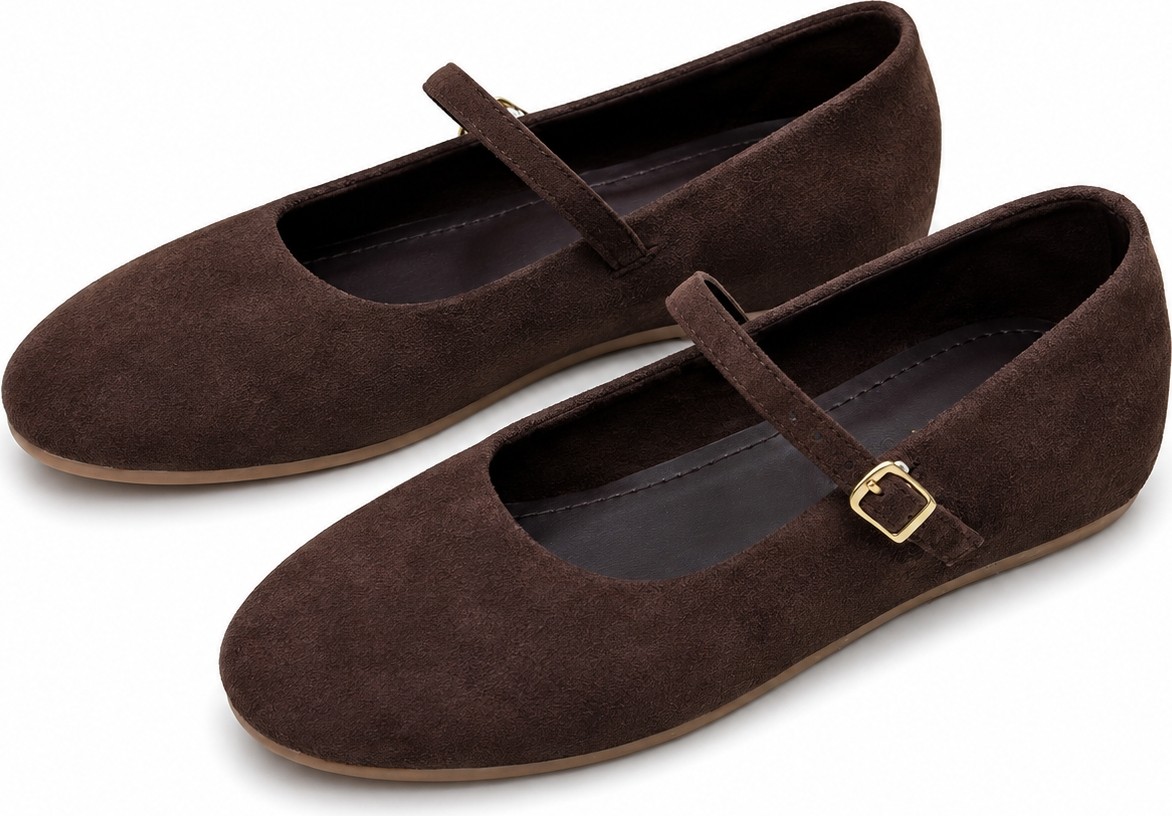 Patron Shoes Kadın Gizli Ökçeli Babet, Tokalı Günlük Şık ve Rahat Ayakkabı görsel 7