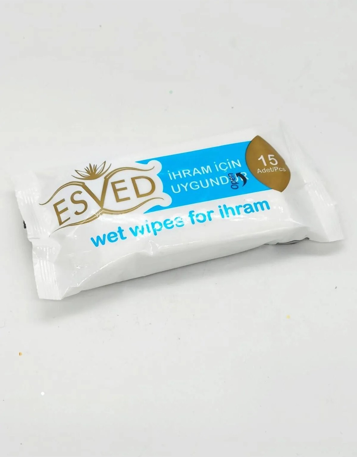 luxurianthome Esved Kokusuz Ihram Seti 5li , Ihram Sıvı Sabunu, Ihram Şampuan, Ihram Sabun, Ihram Islak Mendil görsel 5