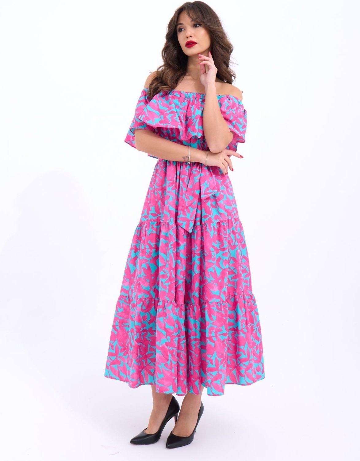 Moderie Butik 6473 Elbise-Livorno görsel 4