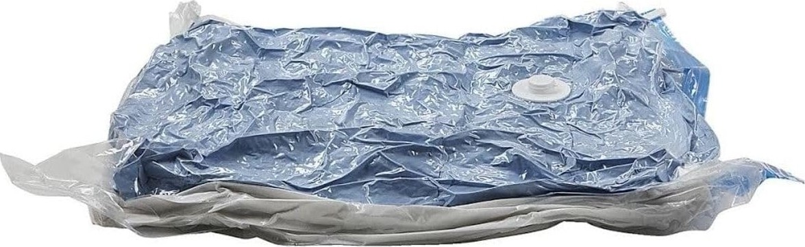 Özkaya Store Beyyine Home Yüksek Kaliteli Vakumlu Poşet(M)(2 Adet) 55 cm x 90 cm - Çevirmeli & Mavi Kapak - Vakumlu Hurç görsel 4