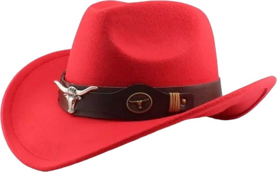 Tezzgelsin Kovboy Fötr Şapka Kovboy Şapkası Kovboy Şapka görsel 6