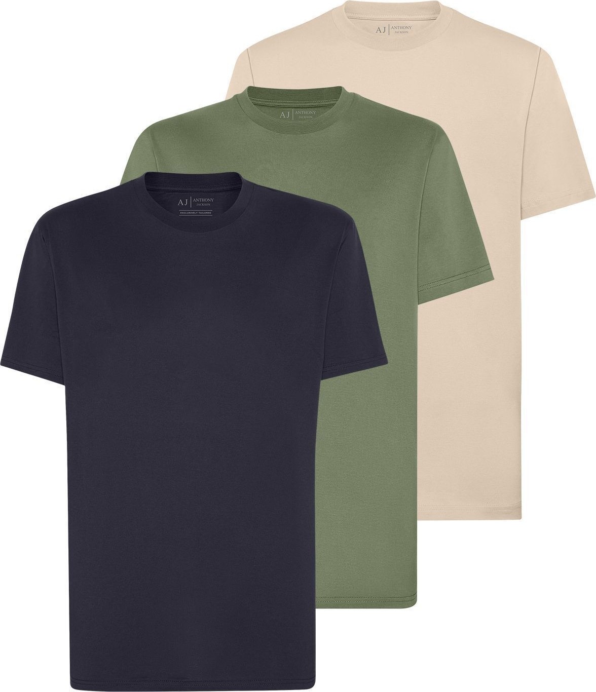 Anthony Jackson 3'Lü Kutu Erkek T-Shirt Starlight