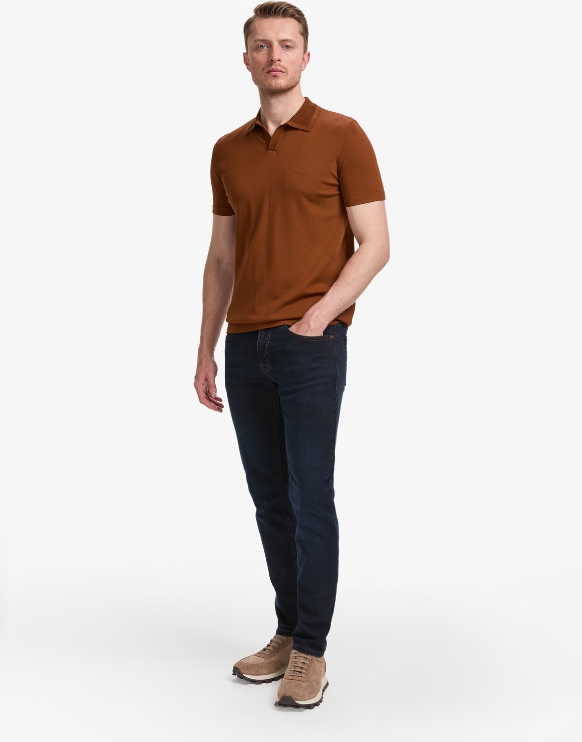 Pierre Cardin Erkek Koyu Lacivert Slim Fit Jean Pantolon 50327853-VR100 görsel 3
