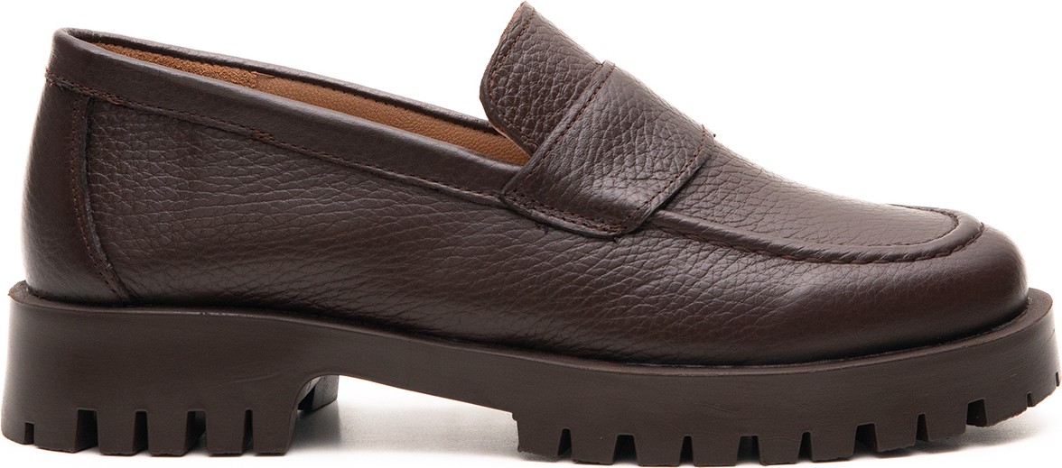 Bulls & Gulls Hakiki Deri Rahat Günlük Kadın Loafer Ayakkabı görsel 6