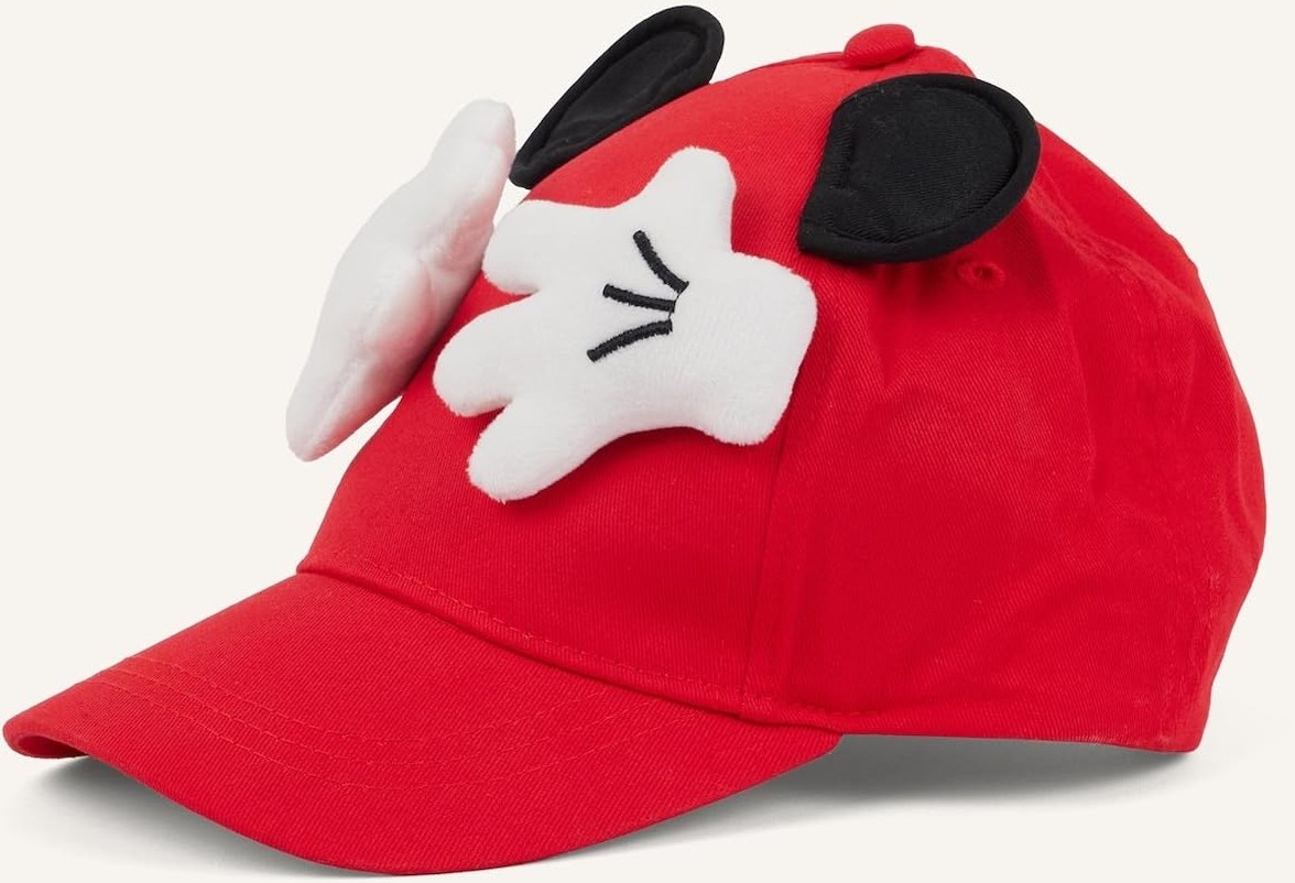 Die Grup Defacto Dısney Mickey & Minnie 3D 3D Pamuklu Cap Kırmızı Şapka Kız Çocuk G2786A826SM görsel 2