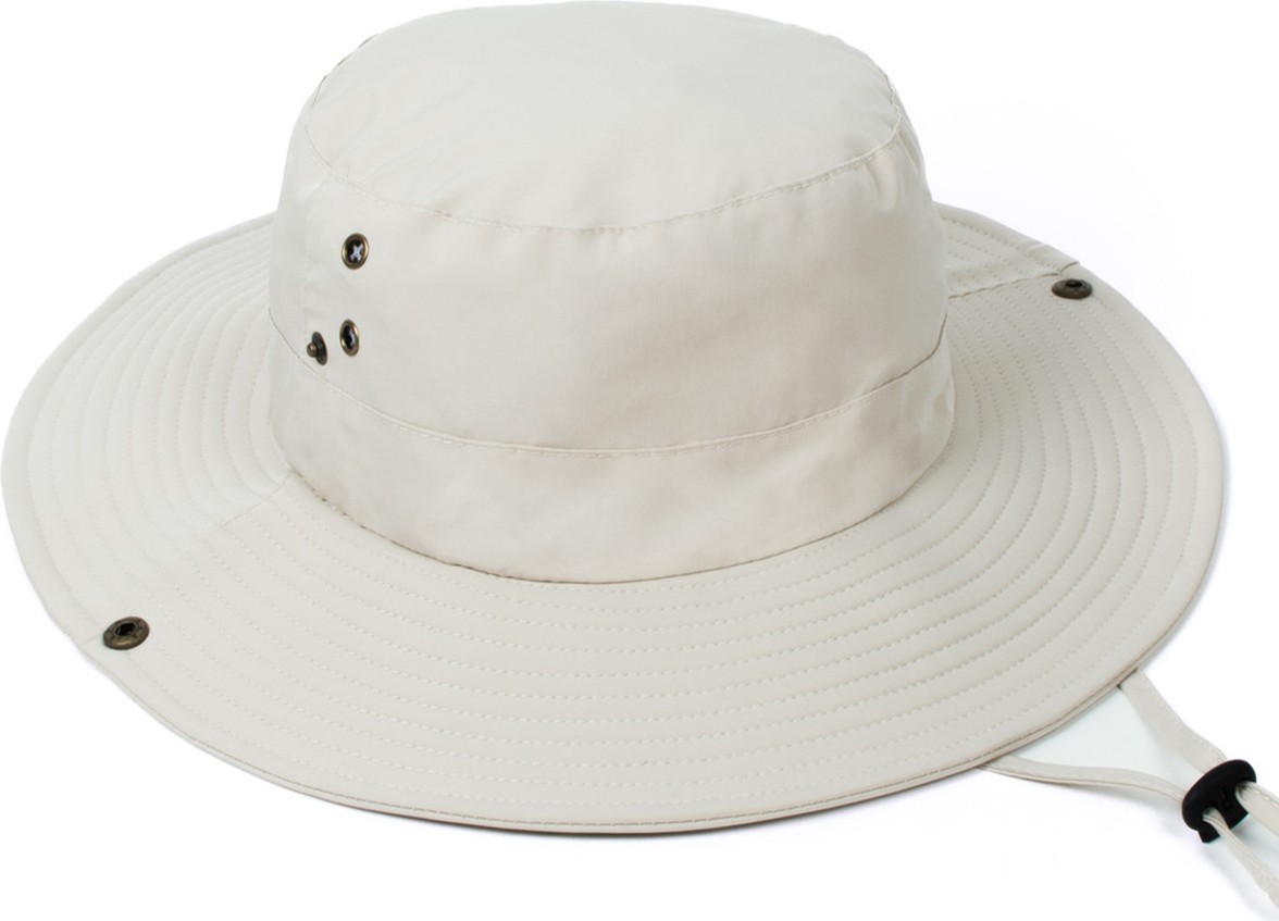 Verahed Yazlık Katlanabilir Geniş Siperlikli Siyah Safari Kovboy Şapkası Unisex Fötr Bucket Balıkçı Şapka