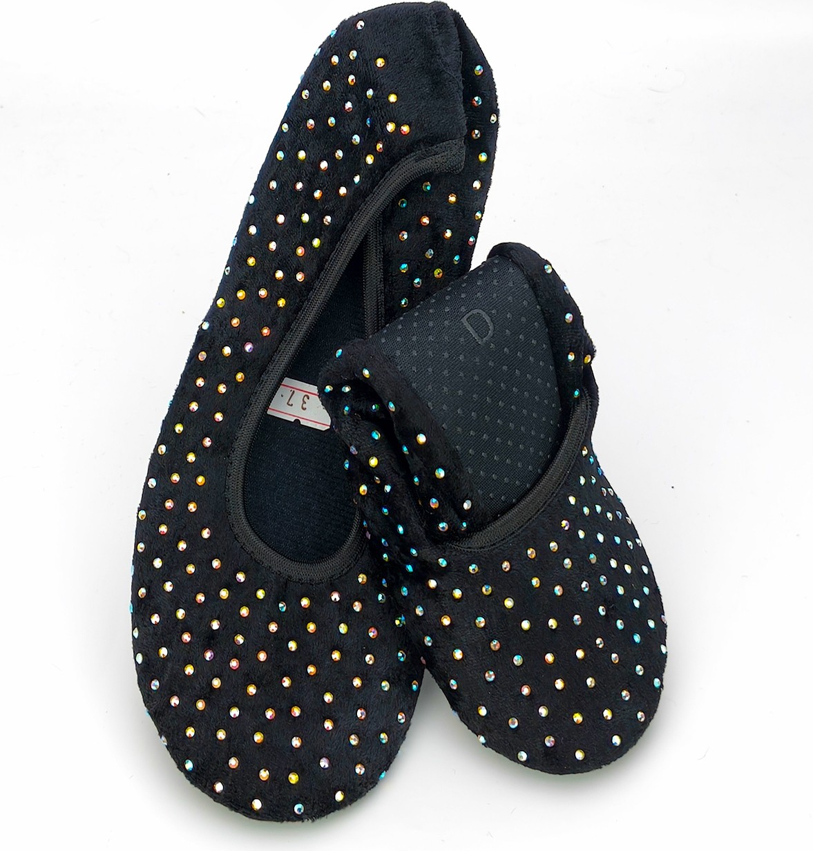 Ceyda Shoes Süslü Interlok Ev,hac Tavaf Umre Babeti, Hediye, Günlük Babet,tüylü Babet, Panduf, Patik, Gösteri Pisi Pisi görsel 4