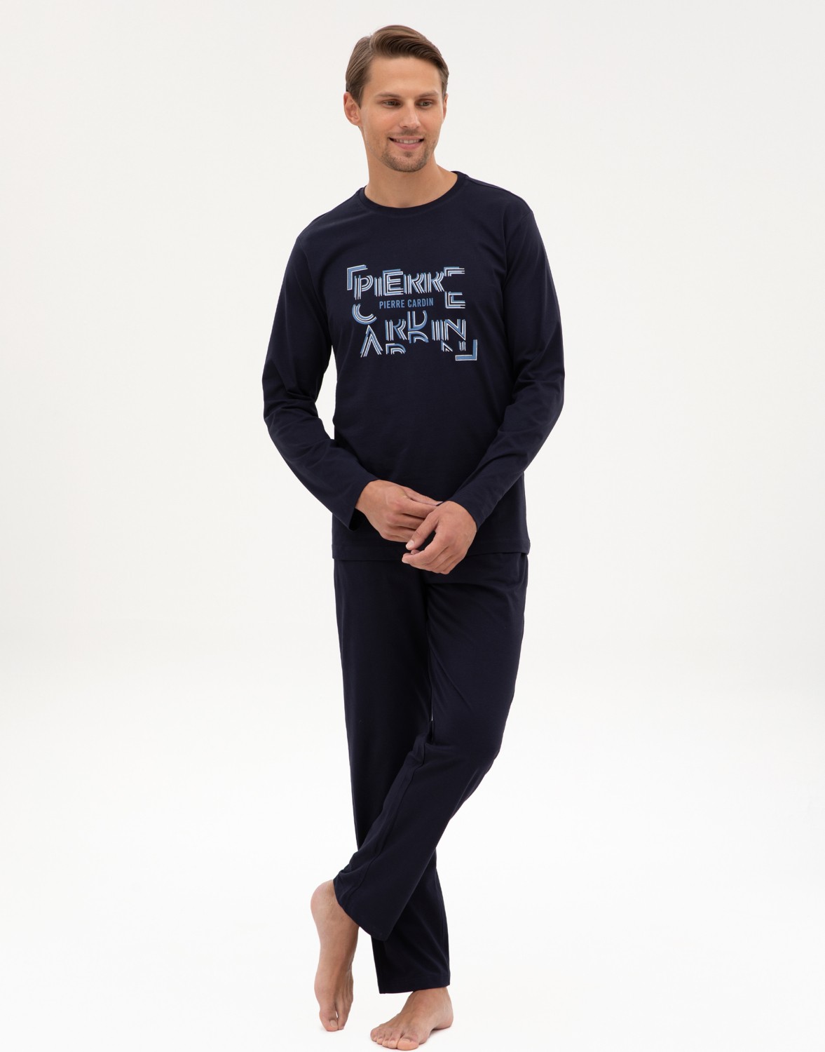 Pierre Cardin Erkek Lacivert Pijama Takımı 50322652-200