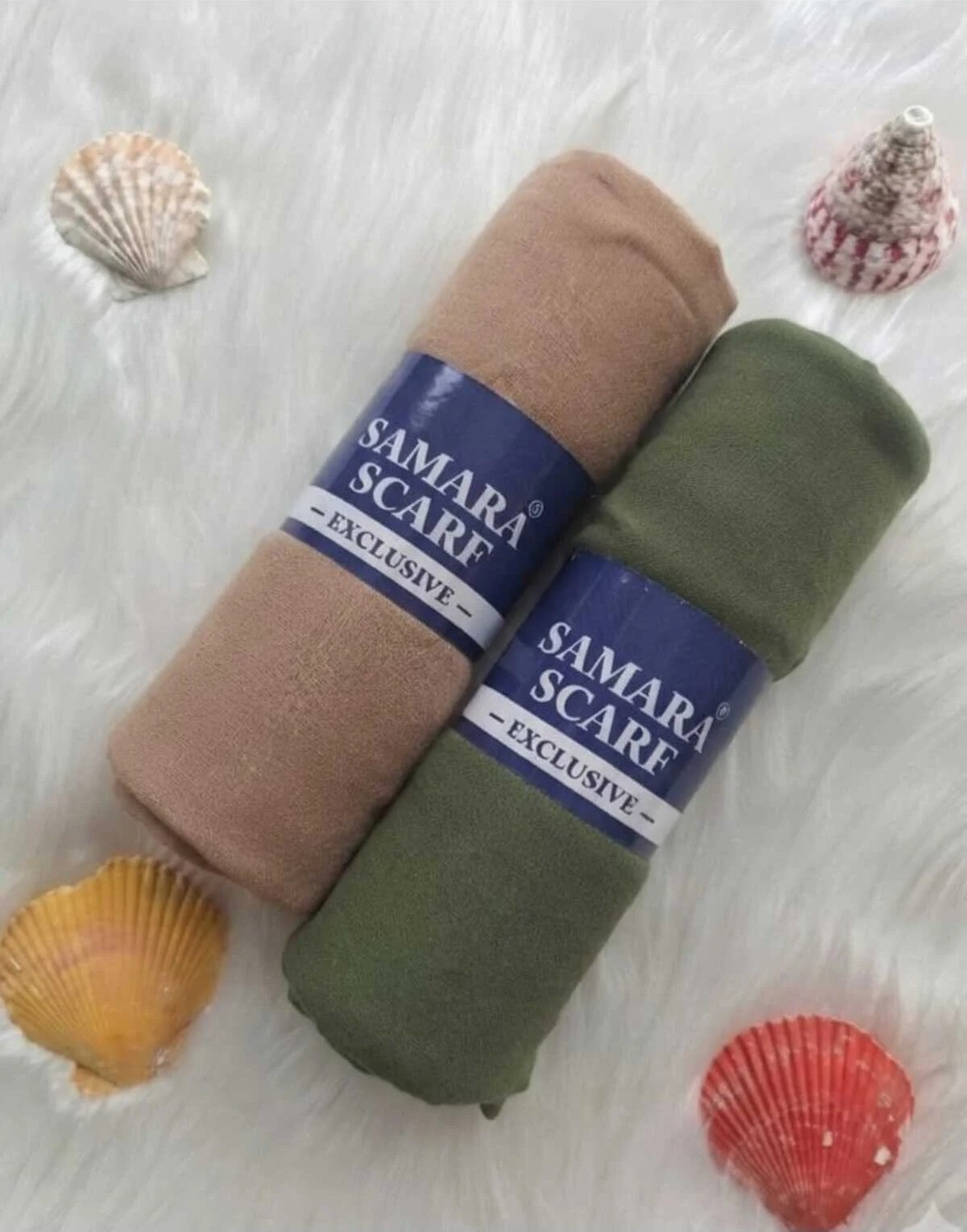Samara Scarf Luxury Penye Şal - Kadın Tesettür Jersey Hijab Lycra Shawl