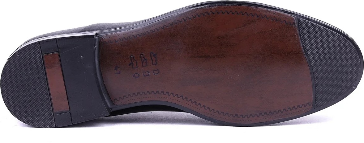 Shoetyle Fosco - Hakiki Deri Siyah Renk Erkek Klasik Ayakkabı - 7102 görsel 5