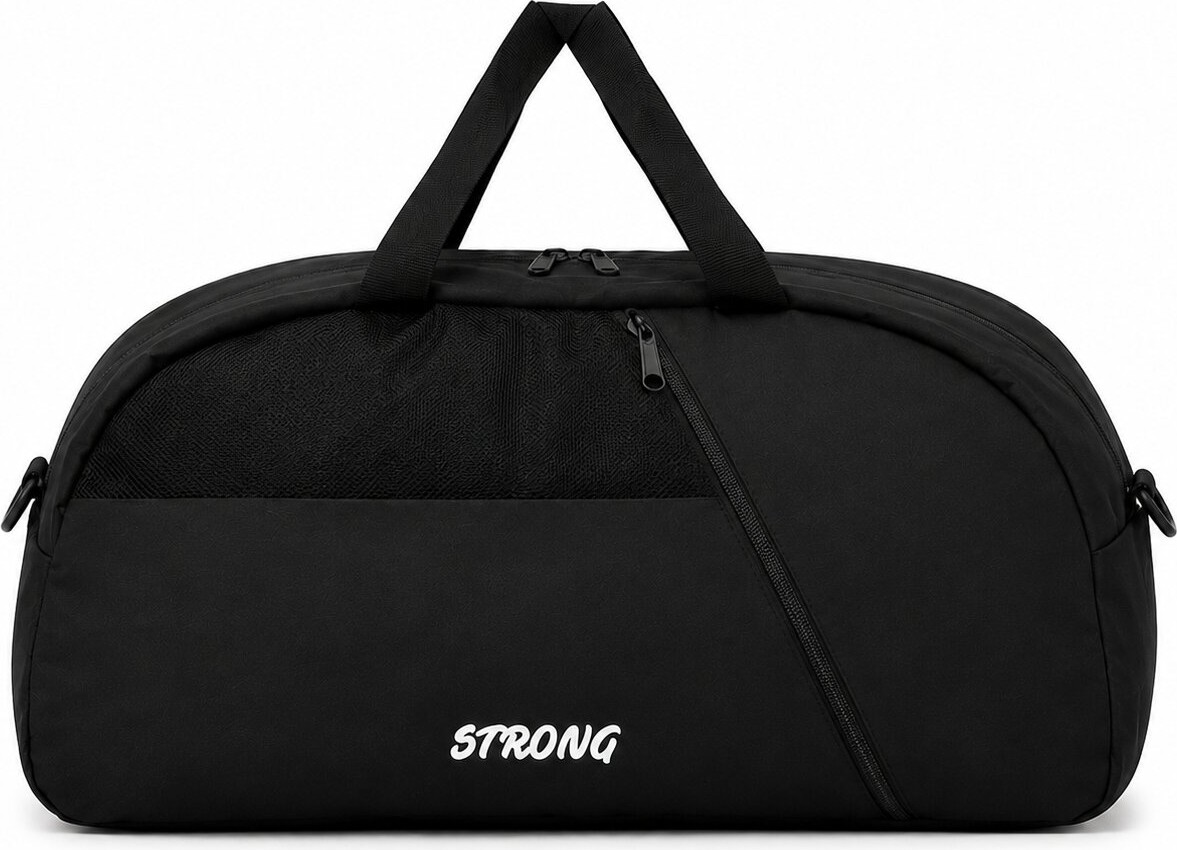 Strong 3' Lü Set Önü Cepli Ayarlanabilir Omuz Askılı Fitness Spor Seyahat El Çantası görsel 5