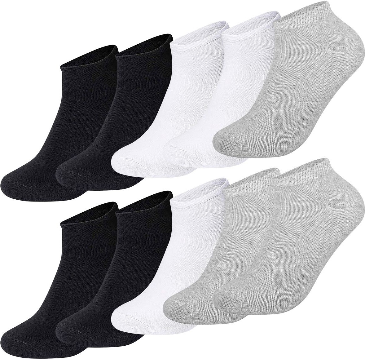 Anthony Jackson 10'lu Kutu Bambu Premium Dikişsiz Bay - Sneaker Çorap