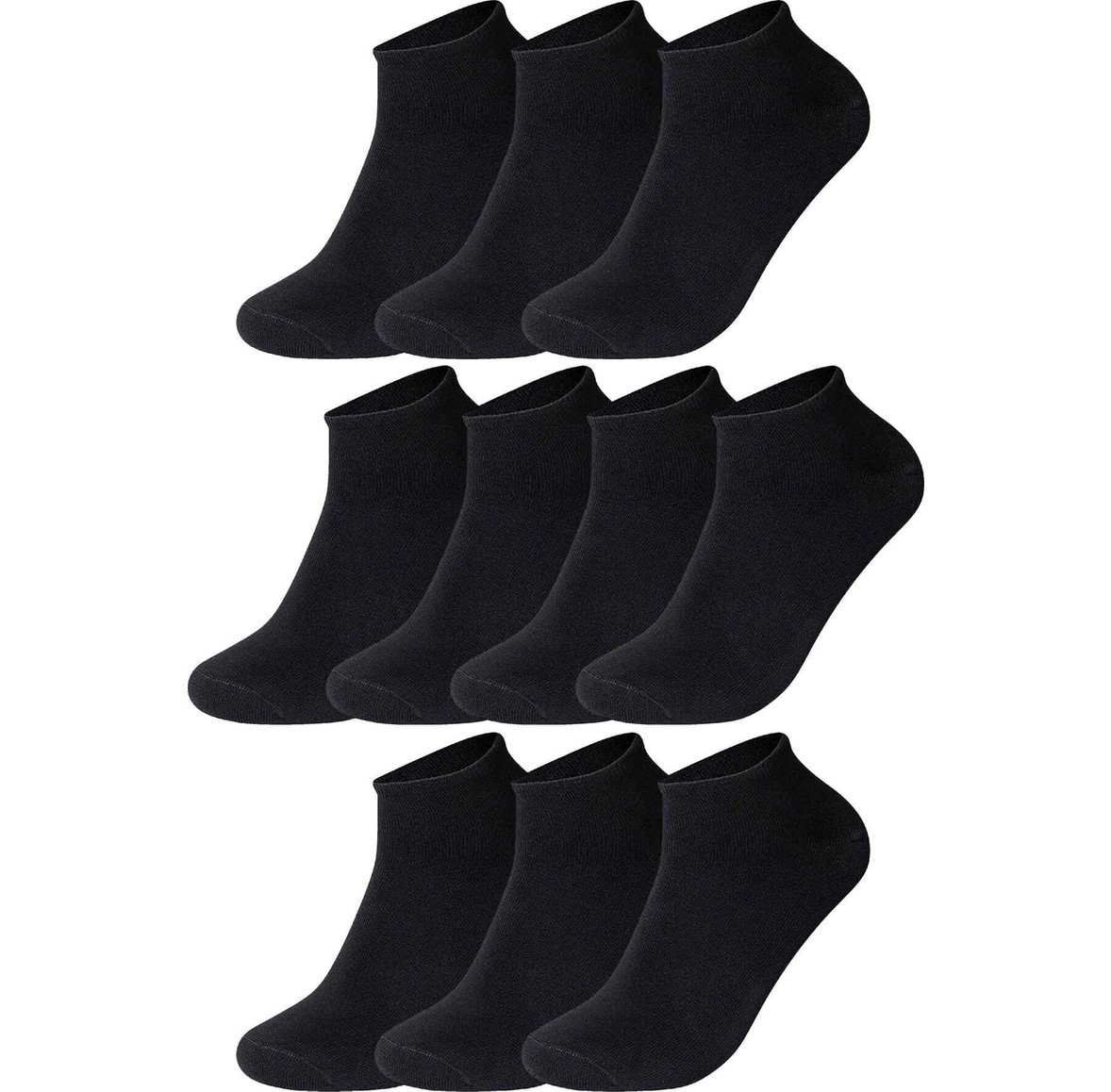 Anthony Jackson 10'lu Kutu Bambu Premium Dikişsiz Bay - Sneaker Çorap görsel 8