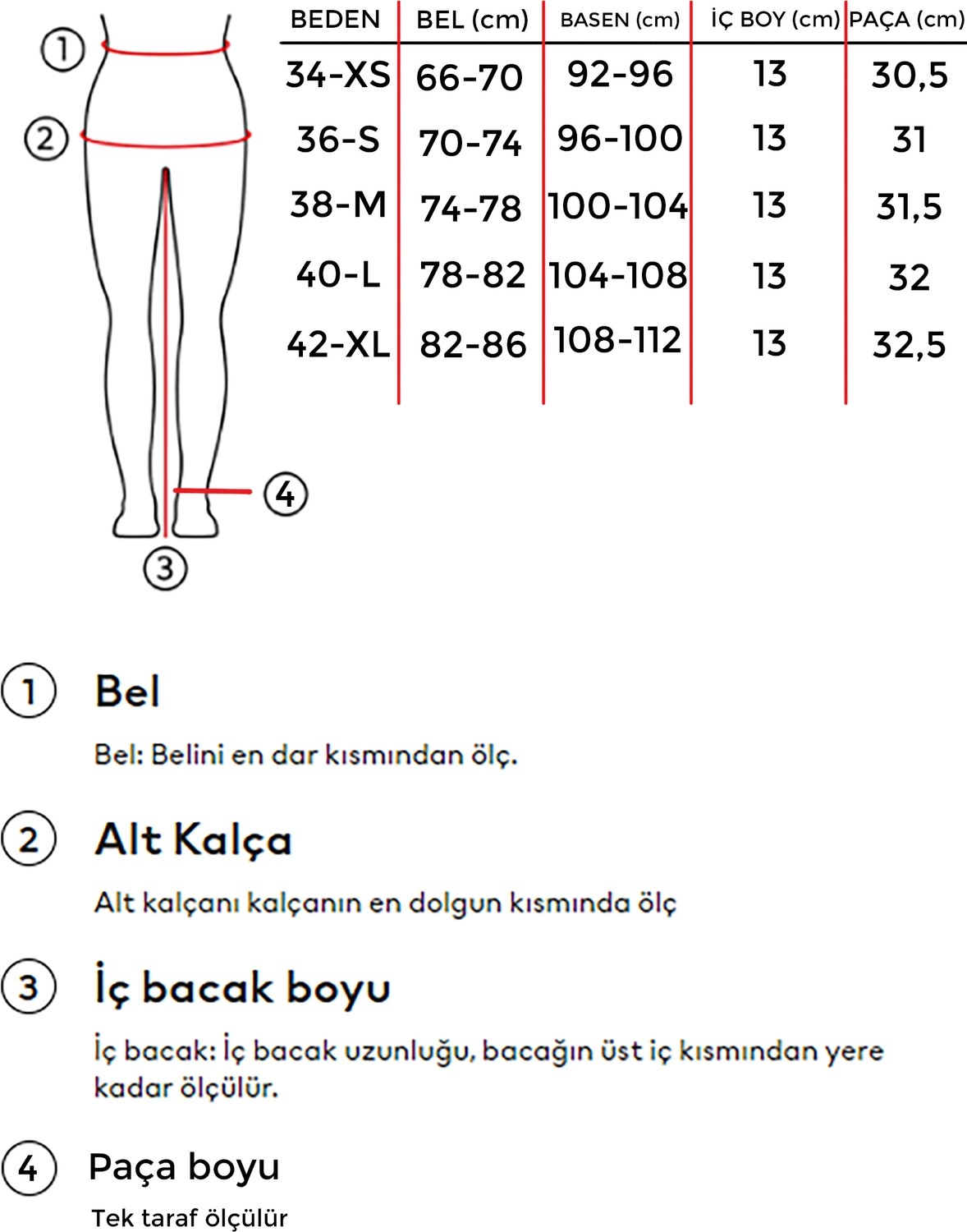 It's Basic Kadın Tint Kot Rengi Kemer Detaylı Önden Cepli Denim Şort görsel 4