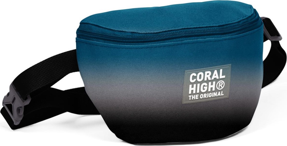 Coral High Gri Renk Geçişli Bel Çantası Polyester Malzeme ile Şık ve Kullanışlı 2 Litre görsel 3