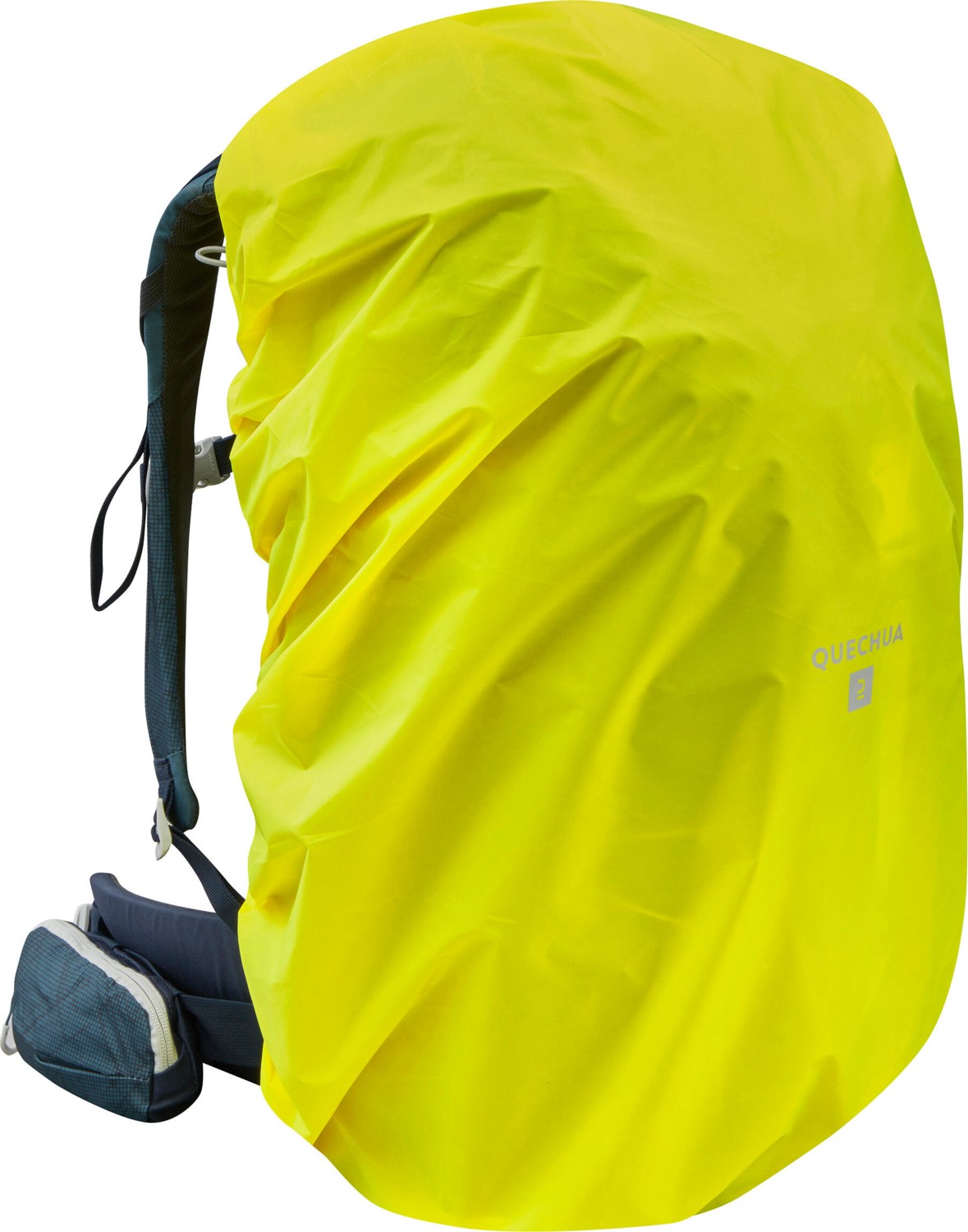 Decathlon Forclaz Yağmur Kılıfı 20/40L Sırt Çantası İçin Su Geçirmez Sarı Polyester Özellikli