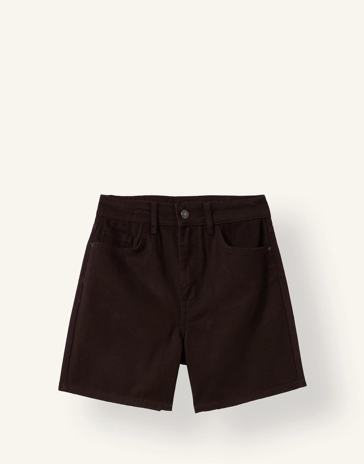 DeFacto %100 Pamuk Regular Fit 5 Cepli Jean Bermuda Şort I7380AX26SM görsel 7