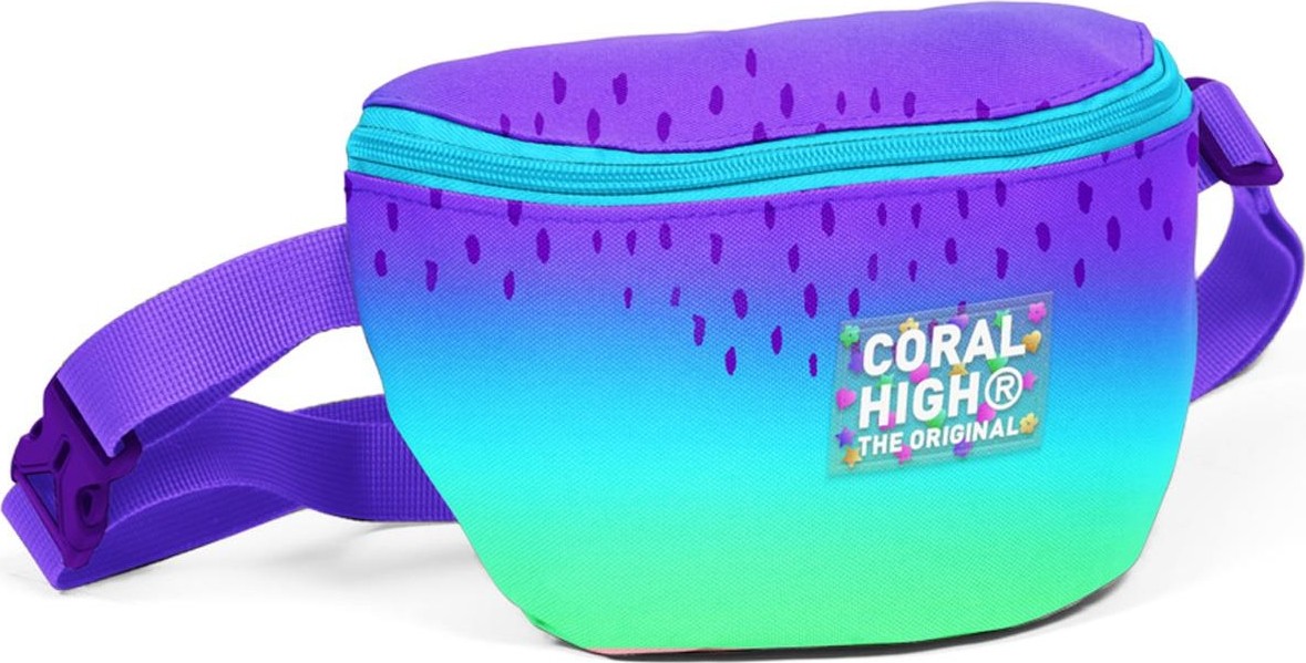 Coral High Mor Lila Renk Geçişli Bel Çantası 11545 görsel 3