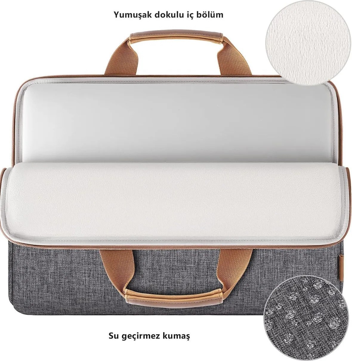 MirEr Laptop Çantası, Omuz Askılı Çanta, Evrak Çantası, Tablet Çantası, Dosya Çantası, Çok Bölmeli Çanta görsel 8