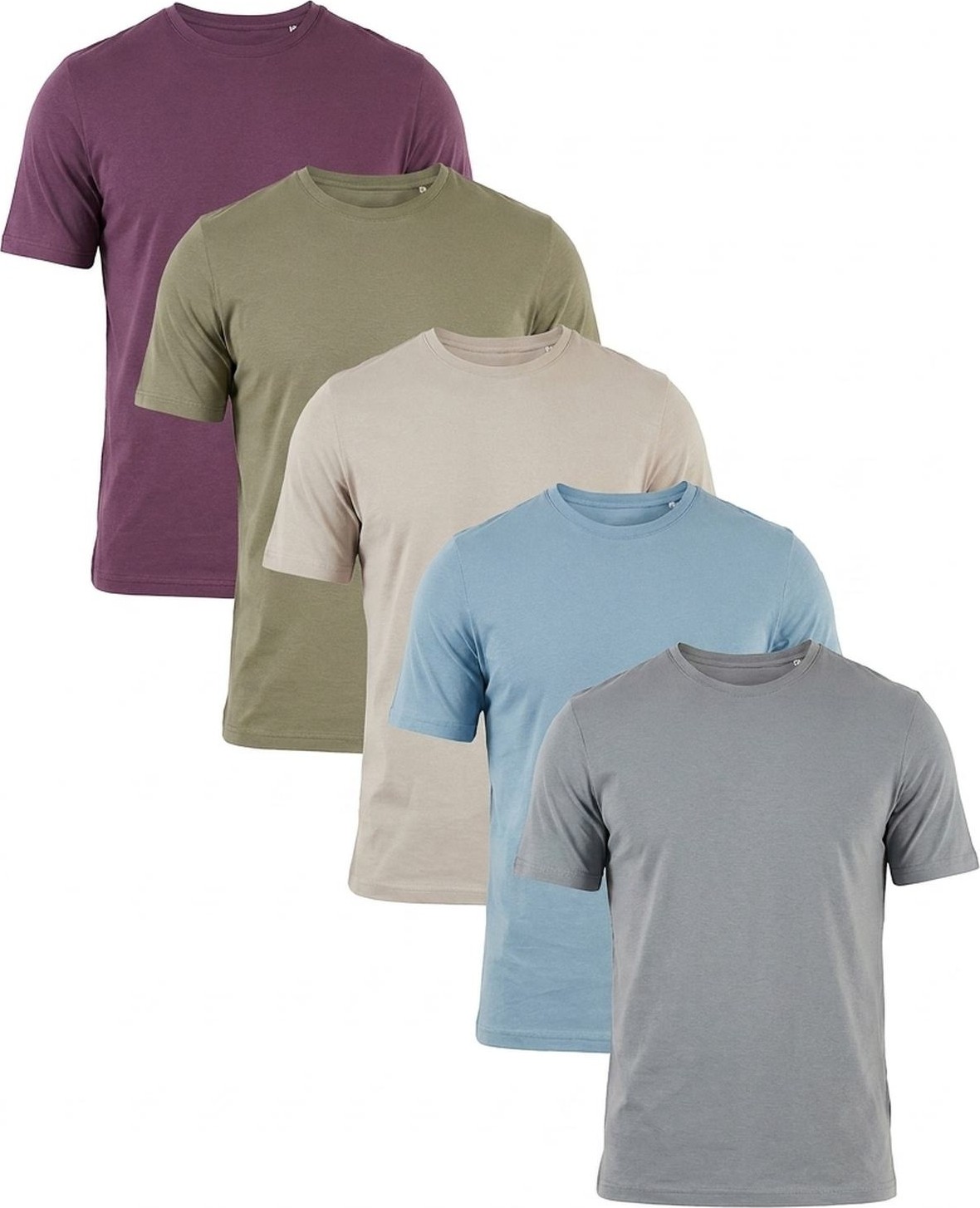 Buratti Pamuklu Regular Fit Bisiklet Yaka 5'li Paket T Shirt Erkek T Shirt 59020204S5